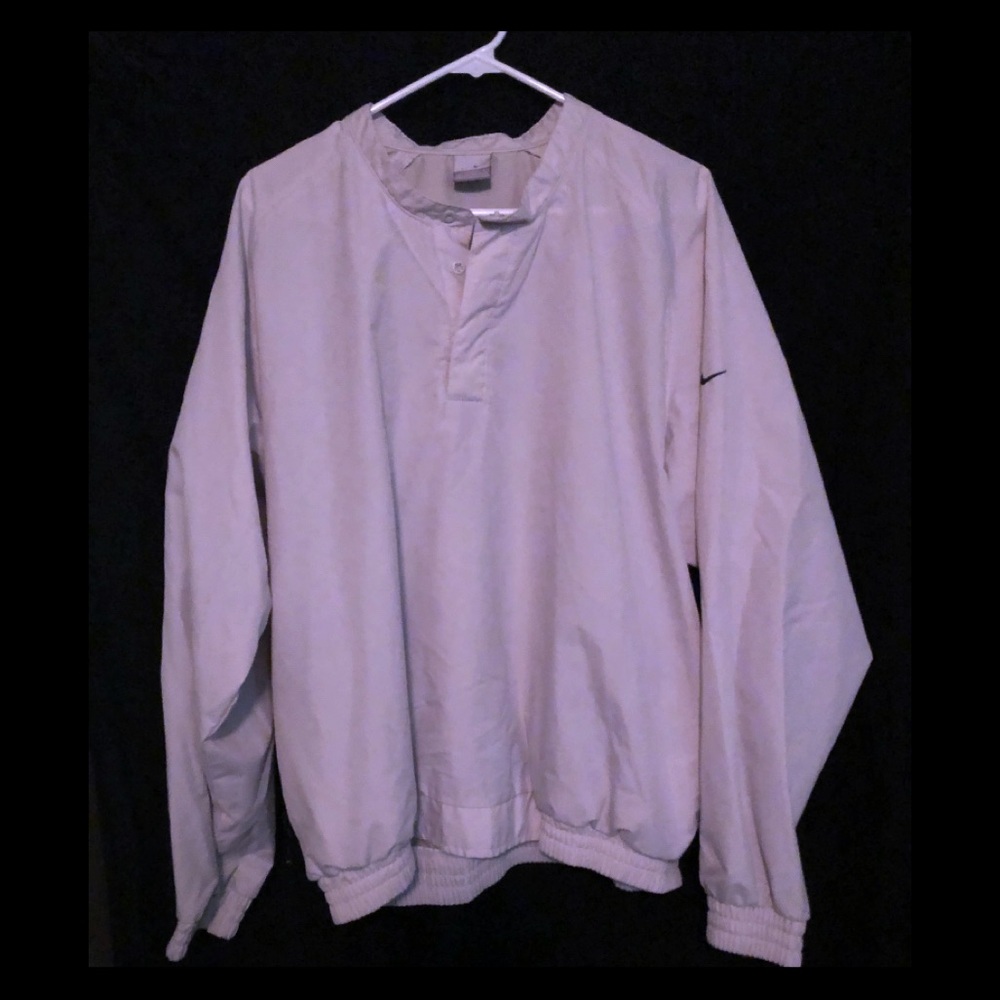 Vintage Nike Off white pullover windbreaker